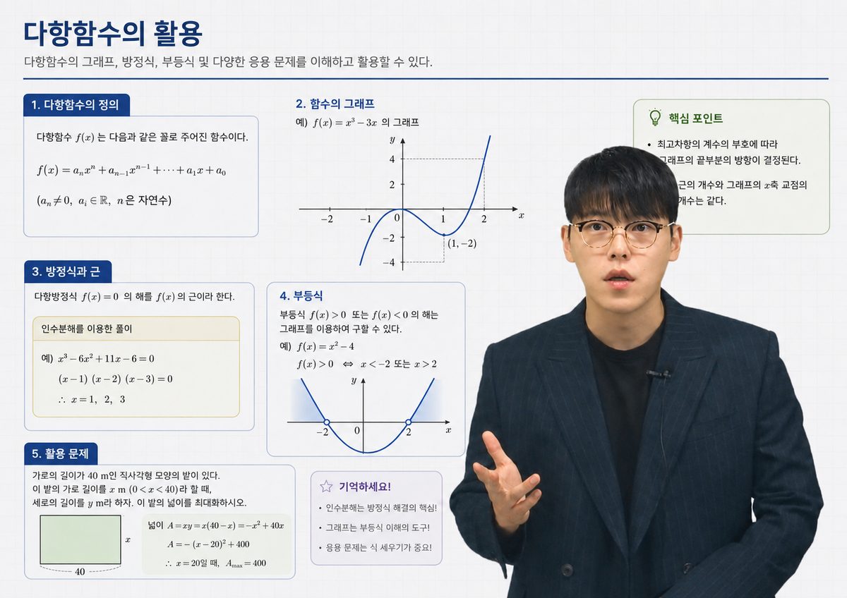 수학 강의 보정 후