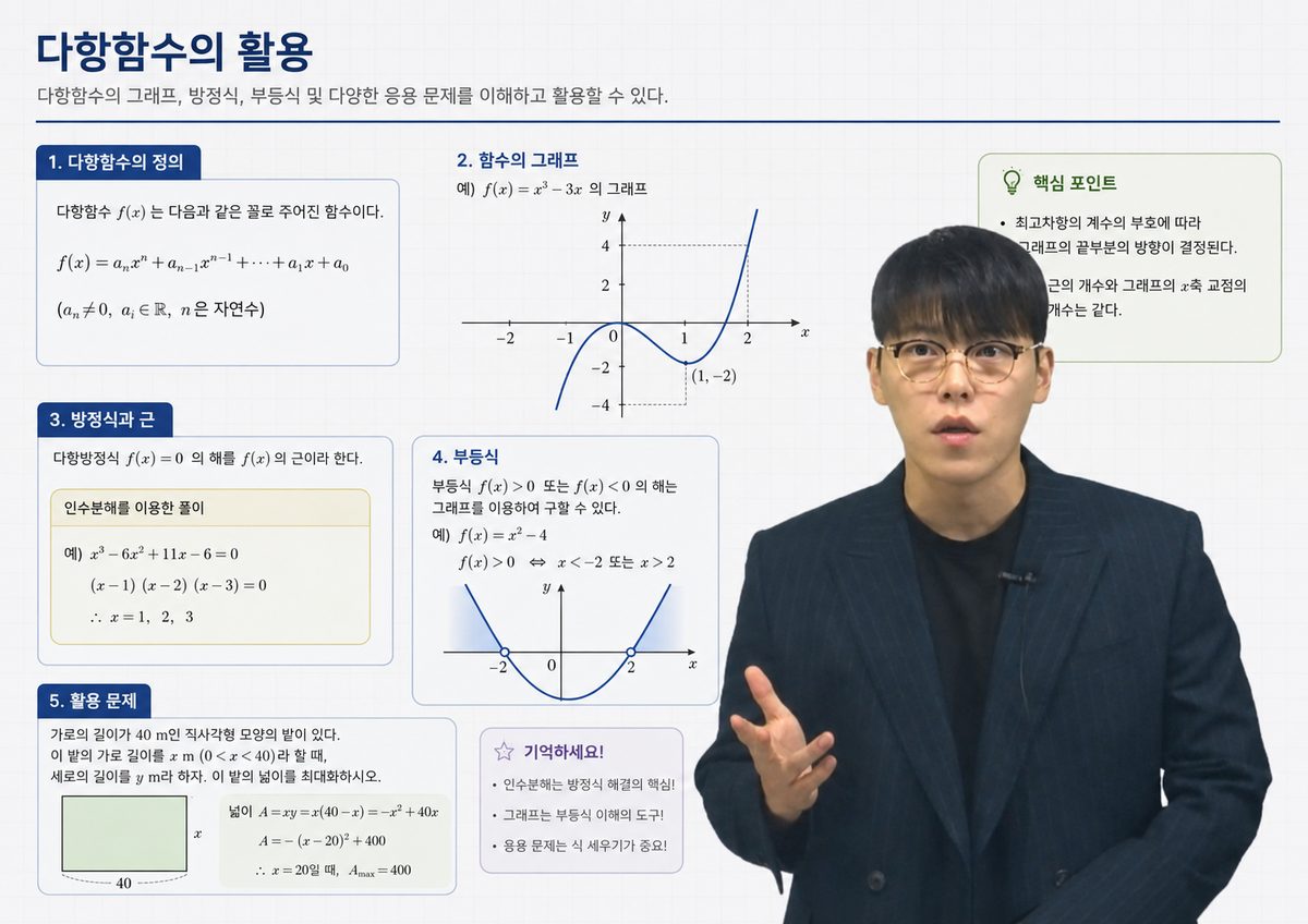 수학 강의 보정 전